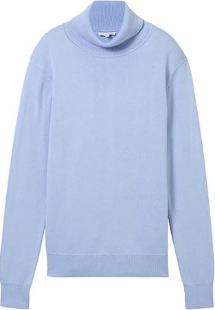 Пуловер однотонный женский / Синий / 42