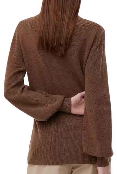 Джемпер свободного кроя женский / Бежевый / 50