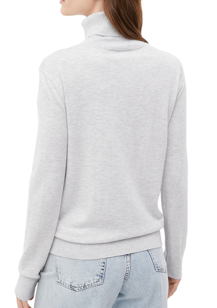 Водолазка прямого кроя женская / Серый / 52