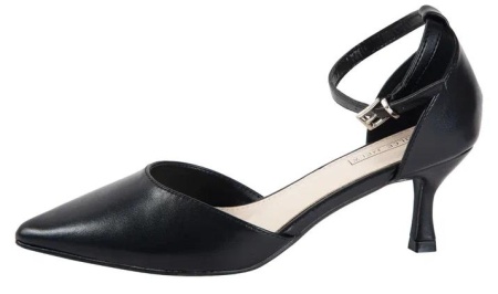 Туфли на каблуке женские / Черный / 36