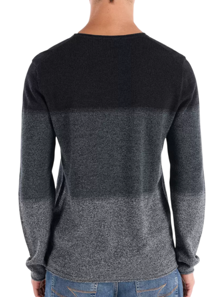 Джемпер в полоску мужской / Зеленый / 50