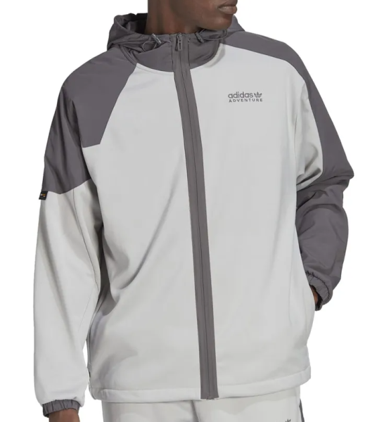 Толстовка с логотипом мужская / Серый / 46