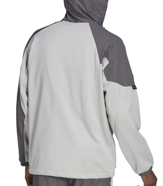 Толстовка с логотипом мужская / Серый / 46