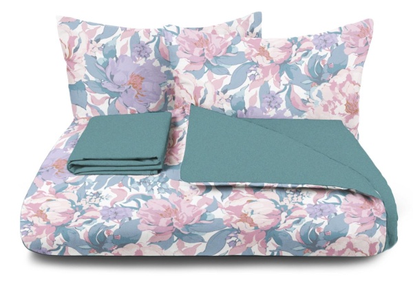 Комплект постельного белья SOFY MINT / Зеленый / 2 спальный