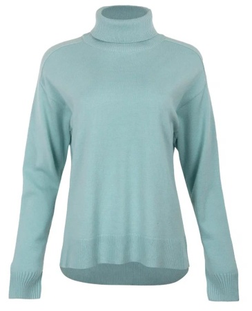 Водолазка повседневная женская / Голубой / 48