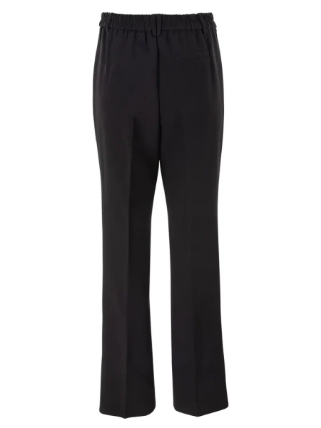 Брюки прямые женские / Черный / 48