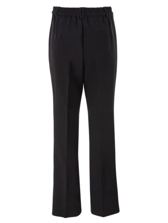 Брюки прямые женские / Черный / 48