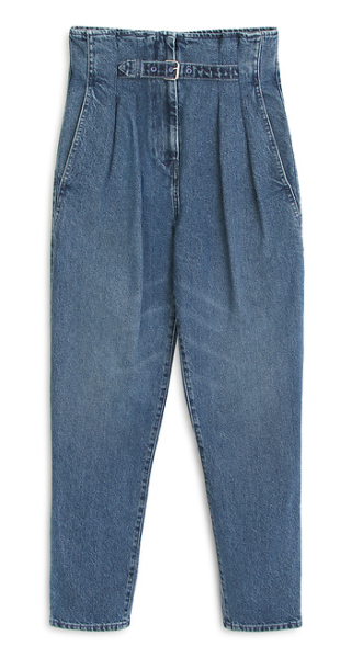 Джинсы льняные женские / Синий / 40