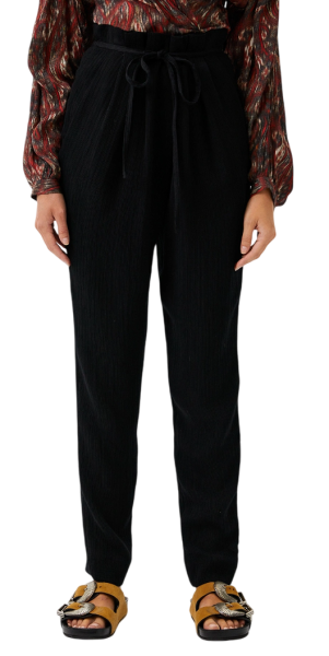 Брюки зауженные женские / Черный / 44