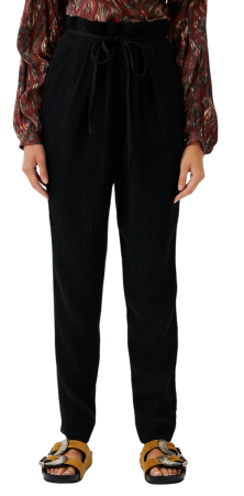 Брюки зауженные женские / Черный / 44