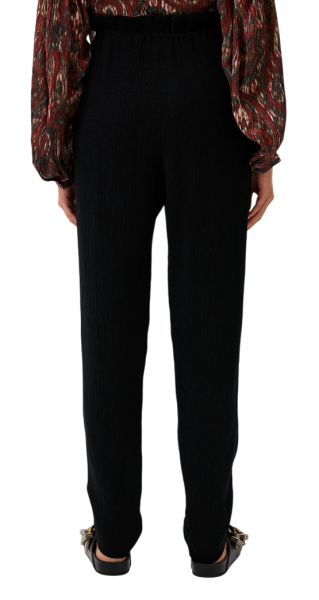 Брюки зауженные женские / Черный / 44