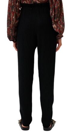 Брюки зауженные женские / Черный / 44