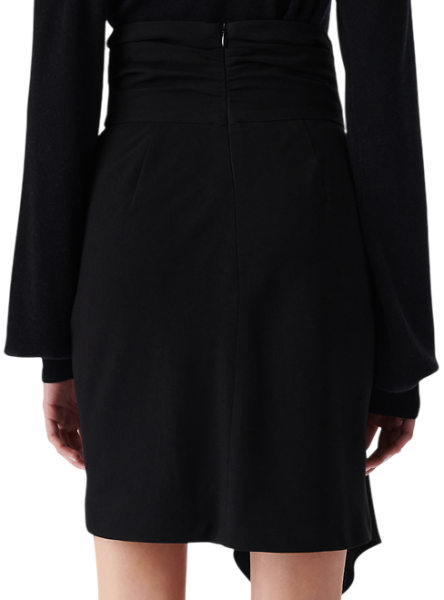 Юбка асимметричная женская / Черный / 42