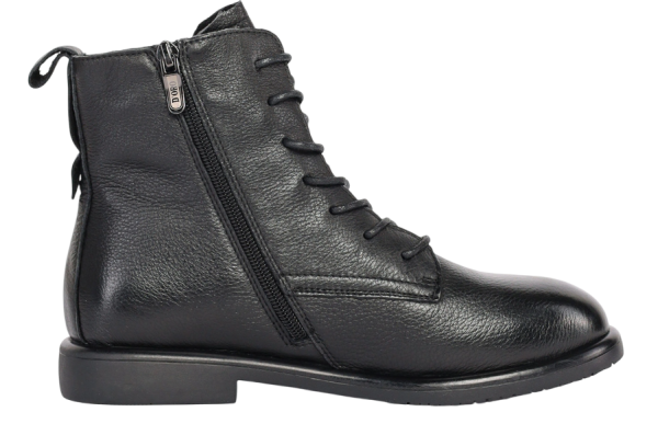 Ботинки кожаные женские / Черный / 37