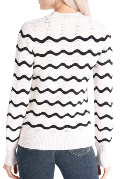 Джемпер с принтом женский / Белый / 44