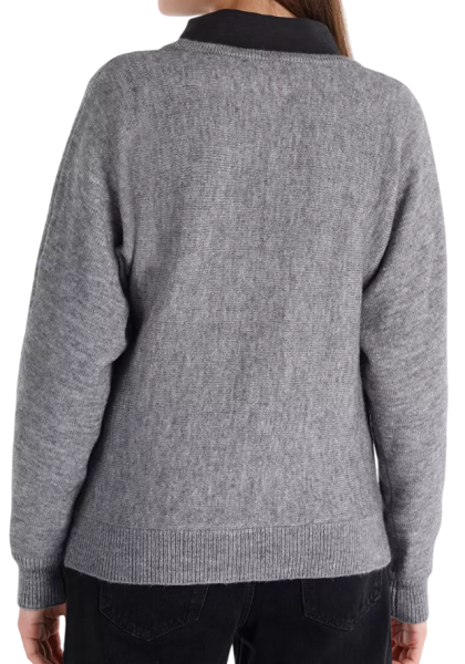 Джемпер свободного кроя женский  / Серый / 46