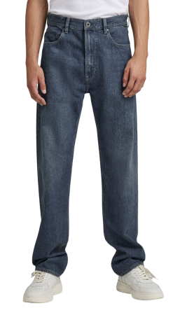 Джинсы прямого кроя мужские / Тёмно-синий / 48