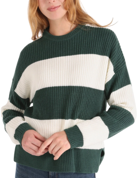 Свитер с принтом женский / Зеленый / 48