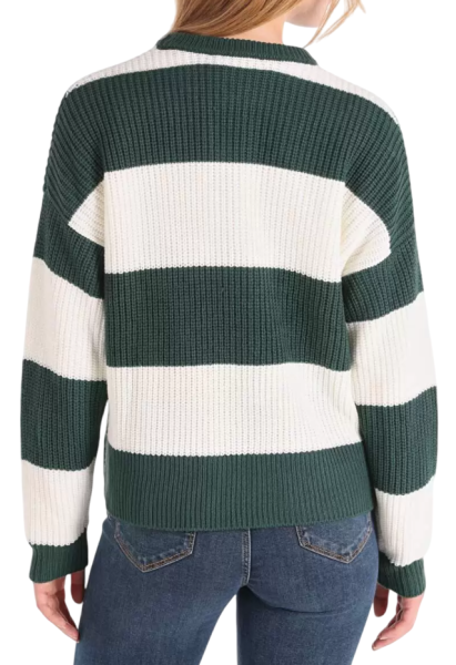 Свитер с принтом женский / Зеленый / 48