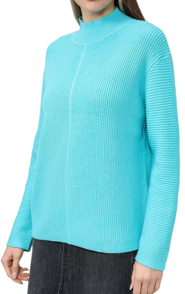 Джемпер однотонный женский / Синий / 48