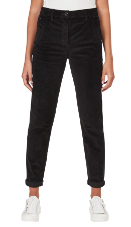 Брюки зауженные женские / Черный / 38