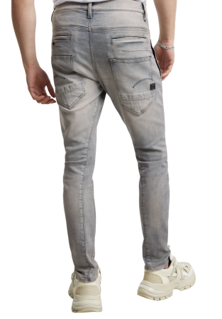 Джинсы скинни мужские / Серый / 44