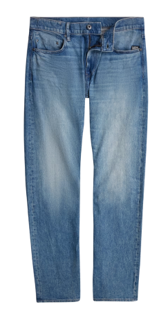 Джинсы прямого кроя мужские / Синий / 48