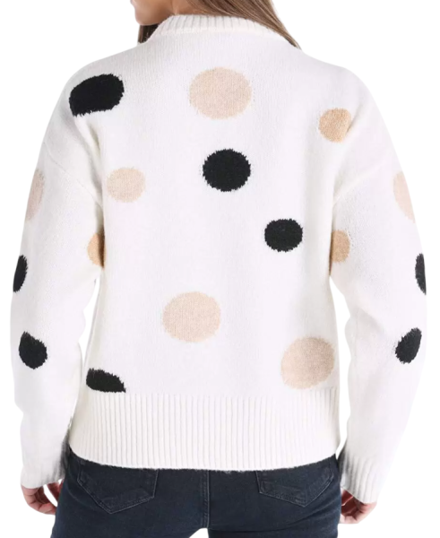 Свитер с принтом женский / Белый / 42