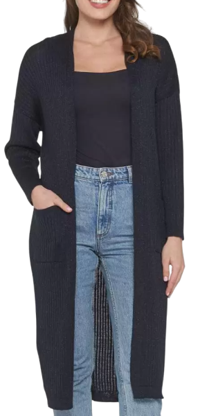 Кардиган однотонный женский / Синий / 42