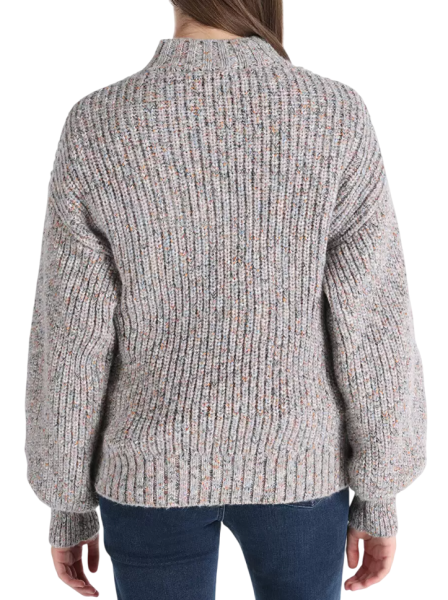 Свитер с принтом женский / Черный / 46