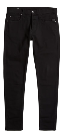 Джинсы зауженные мужские / Черный / 48