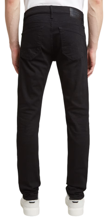 Джинсы зауженные мужские / Черный / 48