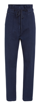 Брюки укороченные женские / Тёмно-синий / 44