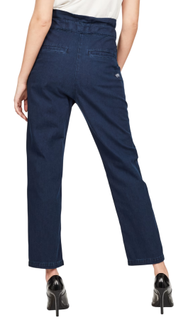 Брюки укороченные женские / Тёмно-синий / 44