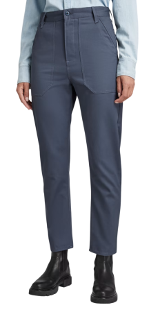 Брюки зауженные женские / Синий / 46