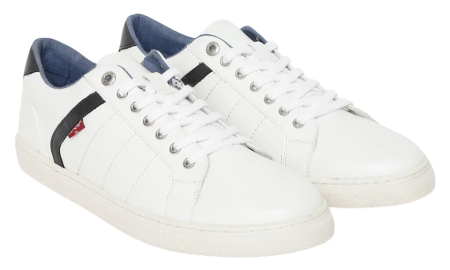 Кеды из экокожи мужские / Белый / 40.5