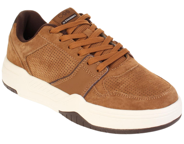 Кроссовки из замши мужские / Коричневый / 43