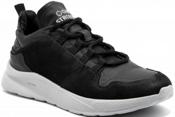 Кроссовки из кожи мужские / Синий / 43