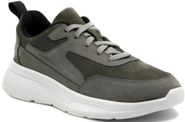 Кроссовки из нубука мужские / Серый / 43