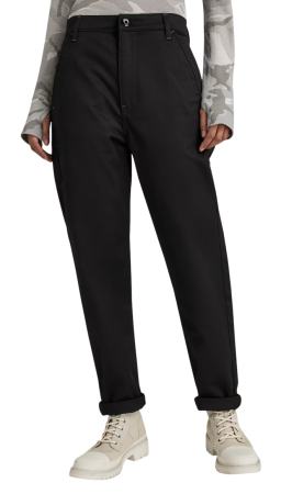 Брюки зауженные женские / Черный / 42