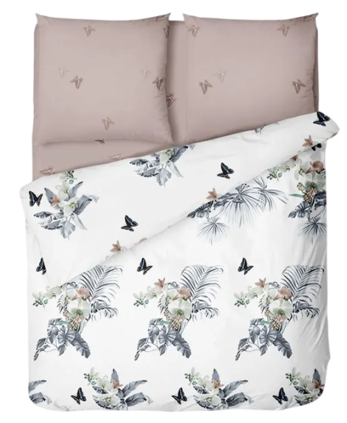 Комплект постельного белья, Евро / Белый / Евро