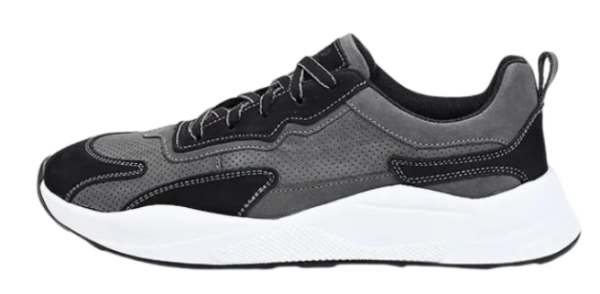 Кроссовки из нубука мужские / Темно-серый / 45