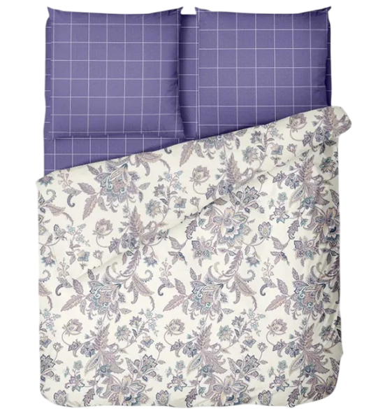 Комплект постельного белья, Евро / Бежевый / Евро