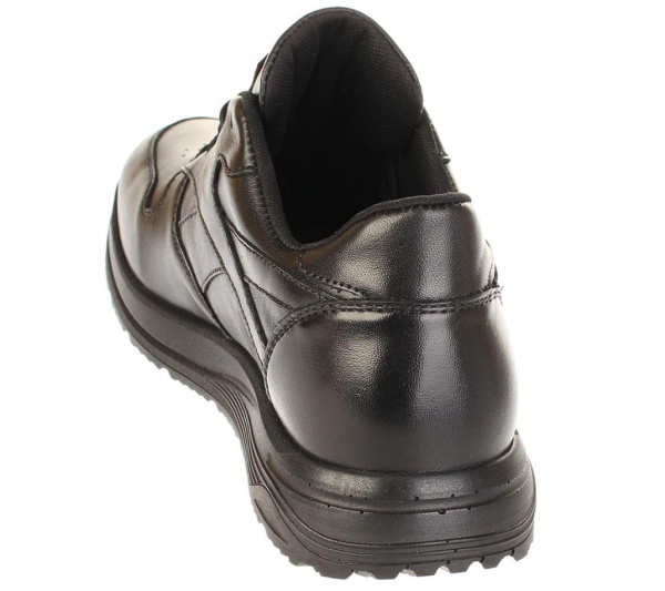 Кроссовки из кожи мужские / Черный / 44