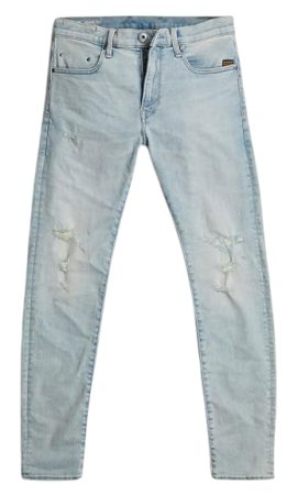 Джинсы скинни мужские / Синий / 48