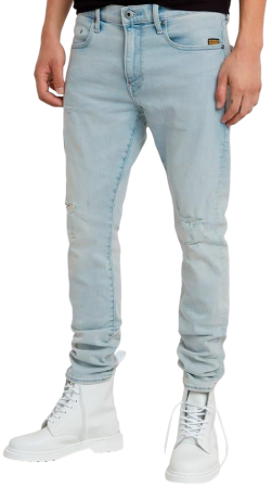 Джинсы скинни мужские / Синий / 48