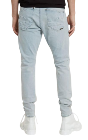 Джинсы скинни мужские / Синий / 48