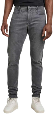 Джинсы скинни мужские / Серый / 44