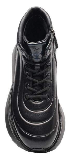 Кроссовки кожаные мужские / Черный / 39