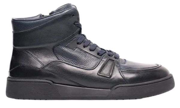 Кеды кожаные мужские / Синий / 40